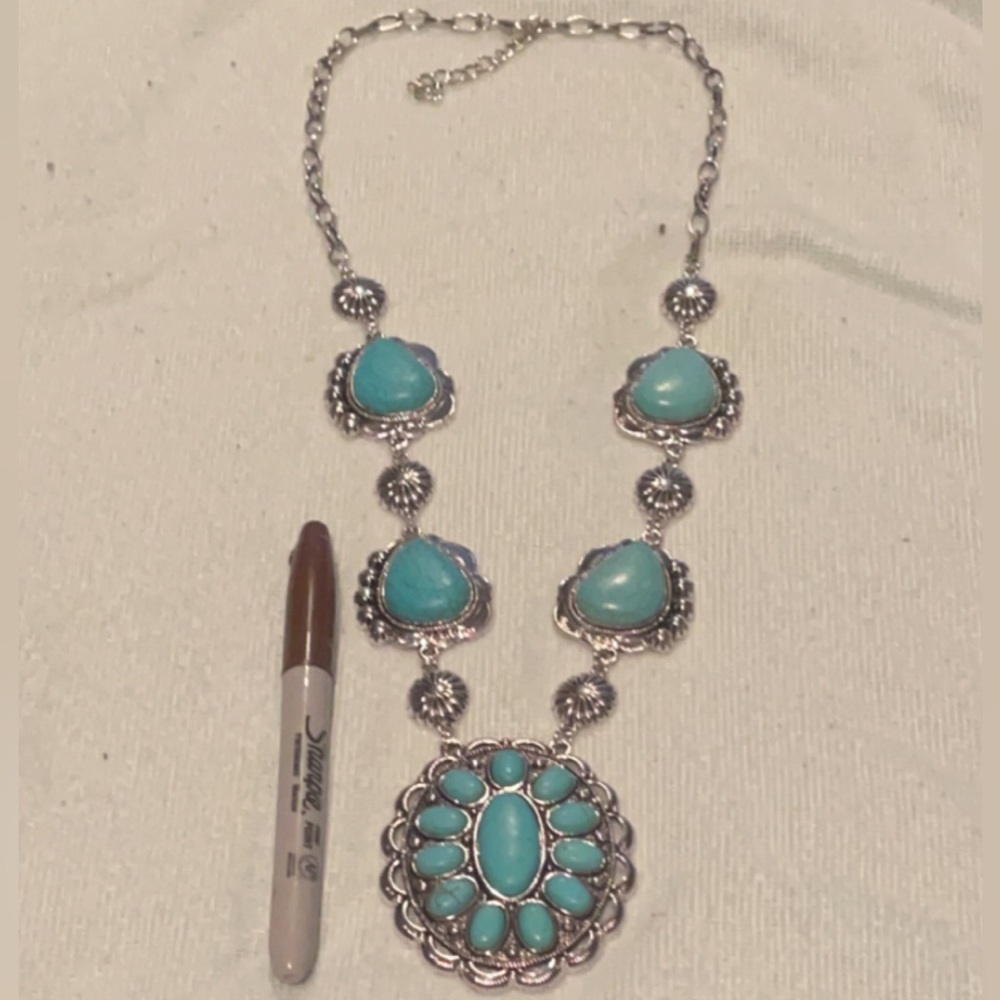 Western fashion turquoise jewelry